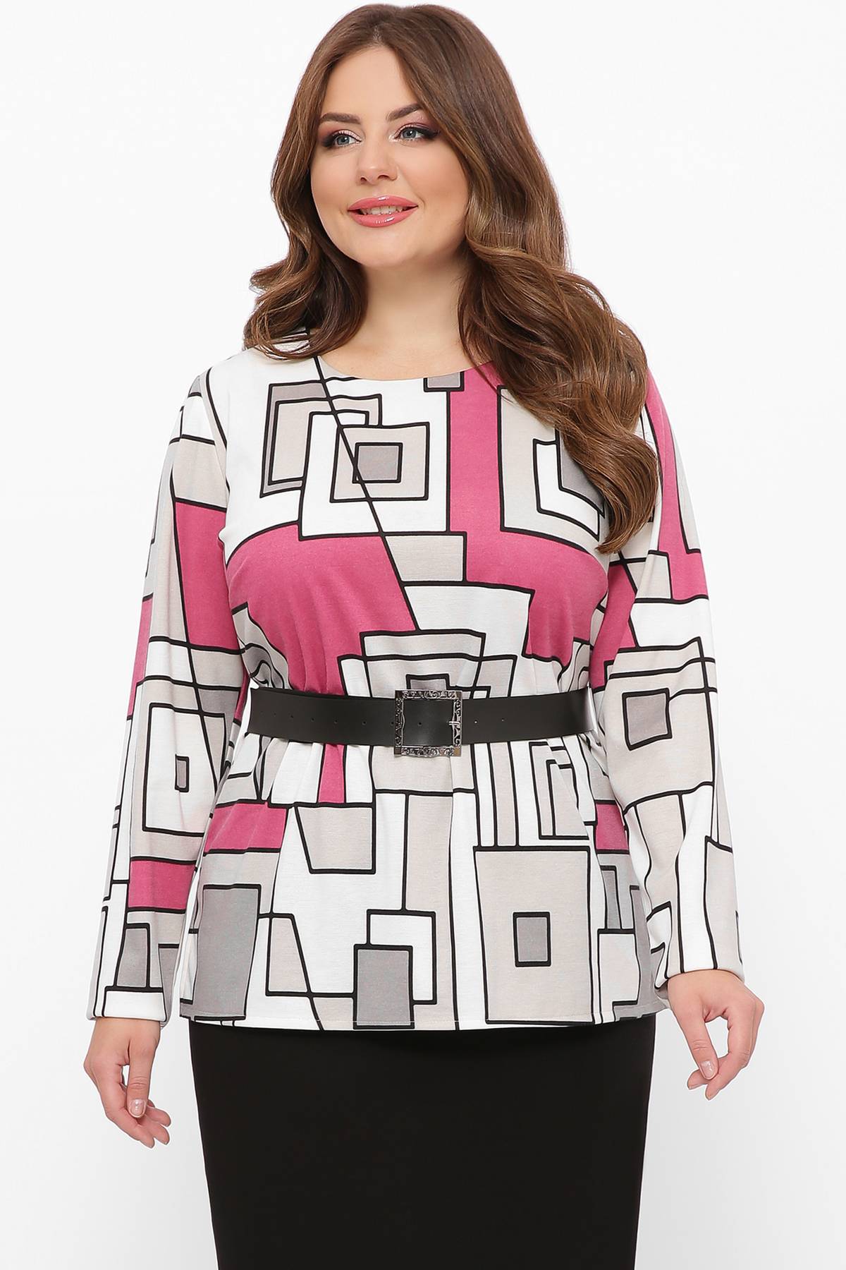 Блуза из трикотажного полотна (квадрат)